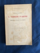Massoulié  Meditazioni di S. Tommaso d'Aquino Baroni 1910 parzialm. intonso