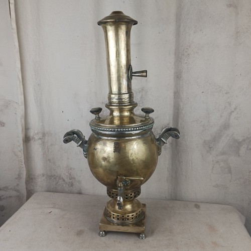 Antico samovar russo ottone - antico, in
