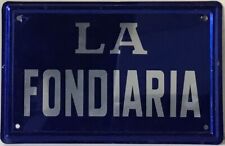 targa assicurazione incendio cm 14x21