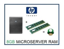 8 GB -2x4 GB DDR3 ECC Memoria Ram Aggiornamento 4 HP ProLiant Microserver N36L N40L N54L