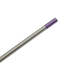 Elettrodo in tungsteno Colore PORPORA E3 saldatura TIG misure 1,6-2,0-2,4-3,2