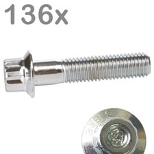 136 viti cerchio M7x32