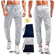 PANTALONE TUTA UOMO 100% COTONE ALLENAMENTO AUTUNNALE CASA SPORT CORSA