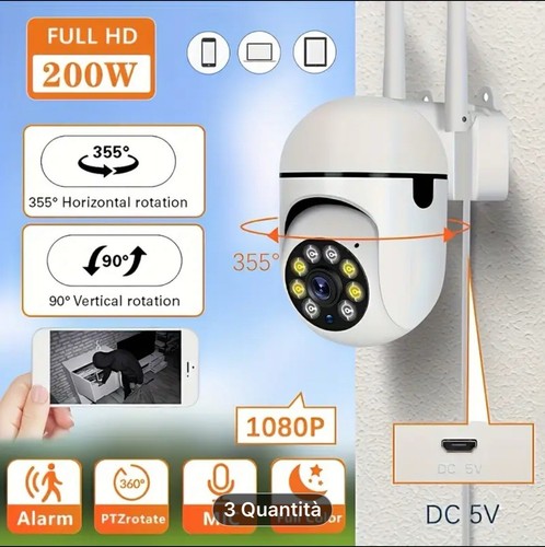 Telecamera wifi esterno - telecamera,
