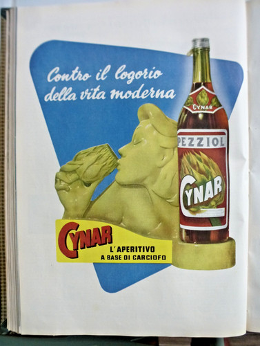 Pubblicità 1952 cynar - pubblicità, 3/1952