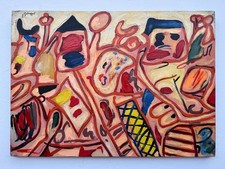 Dipinto firmato Jean Dubuffet