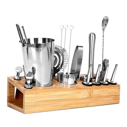 Kit barman pezzi set shaker - 26,