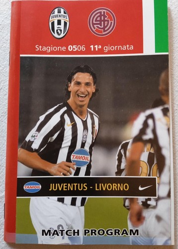 Match program juventus - juventus,