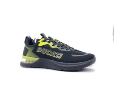 Scarpe da uomo sportive Ducati DU23M103 BE02 nere e giallo fluo