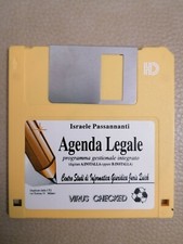 Agenda Legale Programma Gestionale Integrato Floppy Disck 1.44MB Vintage Raro