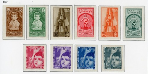 Italia regno 1937 - italia, mostra
