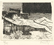 EANDI FERNANDO "NATURA MORTA 1981  ACQUAFORTE - INCISIONI - GRAFICA - TORINO