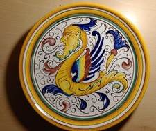 Piatto ceramica dipinto a - piatto, di