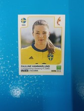 2017 Panini UEFA Women's Netherlands Figurina New N 133 Pauline Hammarlund Swede