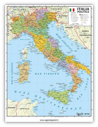Cartina italia geografica - cartina,