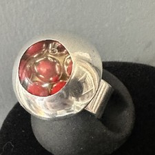 Anello rosario pea sterling