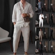 Tuta da spiaggia uomo casual 2 pezzi tuta sportiva jogger felpa tuta jogging