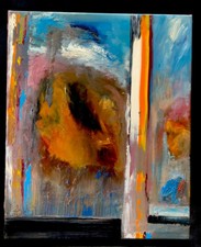 Originale Dipinto Olio - Astratto Gioco - Colore Composizione