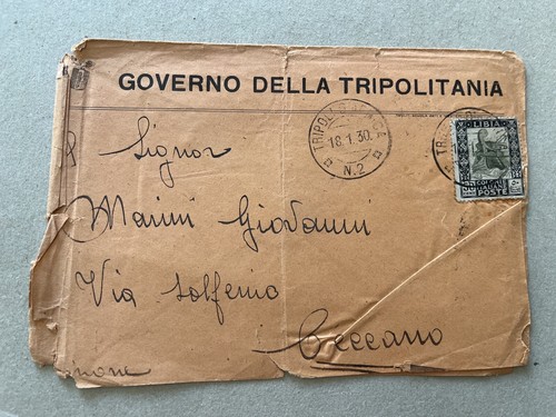 Busta colonie libia - busta colonie,