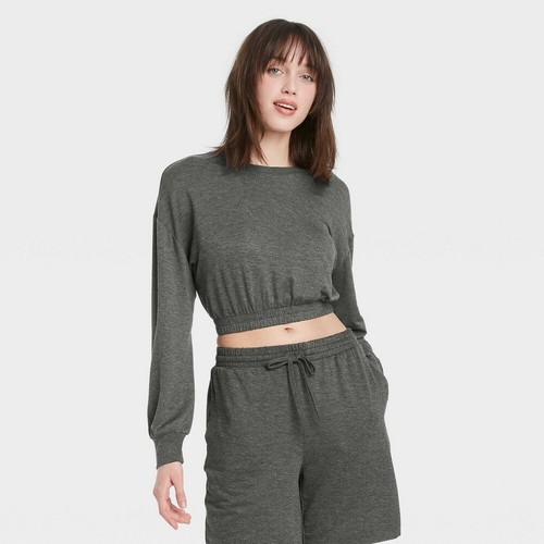 Felpa donna cropped lounge - ,