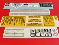 Serie etichette telaio Gilera