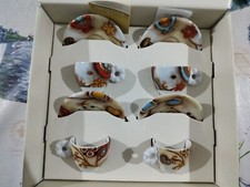 TAZZE THUN - 4 Tazzine Porcellana - THUN CLUB 2013 - Fantasia Cuori e Fiori