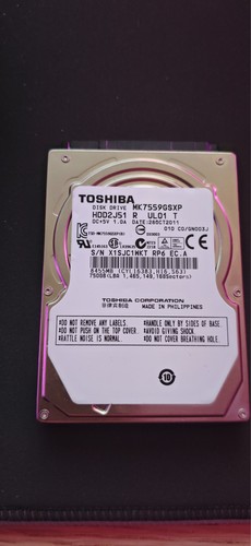 Toshiba 750 disco rigido - gb,