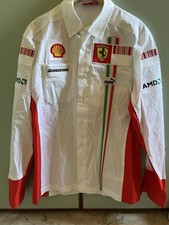Ferrari Shirt Camicia Manica Lunga 2007 Puma Pit Crew