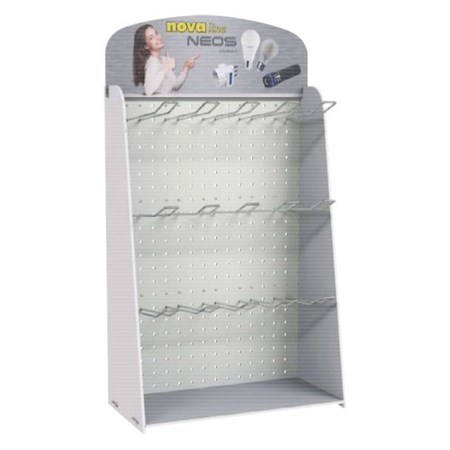 Espositore banco lampadine - espositore,