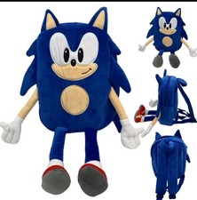 Zaino Sonic The Hedgehog Cartoon Pupazzo Morbido Bambini Unisex Peluche 