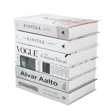 6 Pz Libri Falsi Decorativi