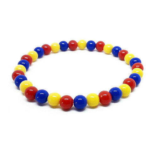 Bracciale romania bandiera - bracciale,