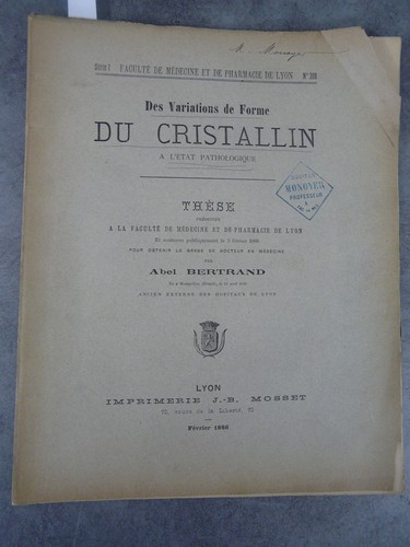 Bertrand forme cristallin - du,