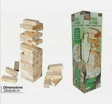 Casca la torre 54 pz gioco di strategia e abilità giochi giocattolo  in legno
