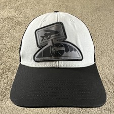 Patagonia Trucker Hat Cap Men Black White Flyfish Logo Mesh Back Netplus Outdoor
