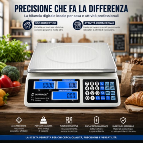 Bilancia digitale per - digitale,