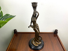 Scultura bronzo candelabro - in,