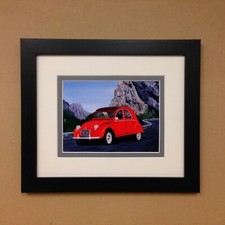 Citroen 2cv AZAM, framed print
