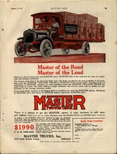 1917 Master Trucks of Chicago, Illinois Pubblicità: R.F. Thomas Dry Goods