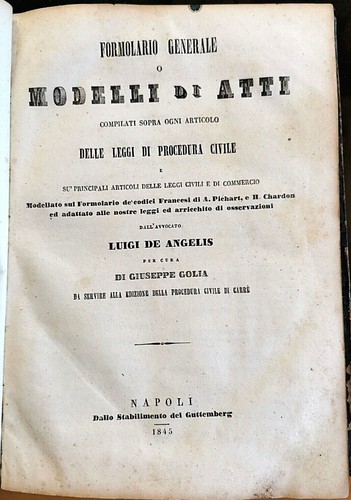 Formolario generale leggi - leggi, di