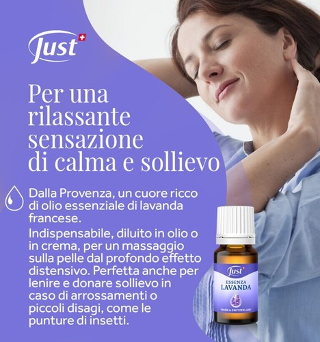 Olio essenza lavanda just - essenza,