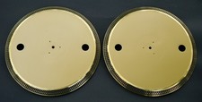 Coppia piatti oro Technics SL-1200 1210 LTD GLD originali