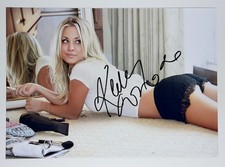 Foto firmata Kaley Cuoco
