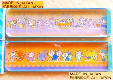 ? Vintage 1980 Portapenne Vassoi metallo smaltato Gattini Cats Kittens JAPAN ?