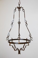 Portavaso Sospeso In Ferro Battuto Veranda Giardino Locale Ristorante Balcone