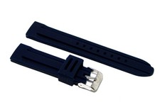 Cinturino in gomma blu 3 per orologio ansa 20mm tipo panerai silicone caucciù