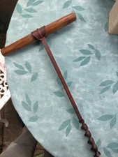 TRIVELLA A MANO CM.45 CON MANICO IN LEGNO - ANTICHI MESTIERI