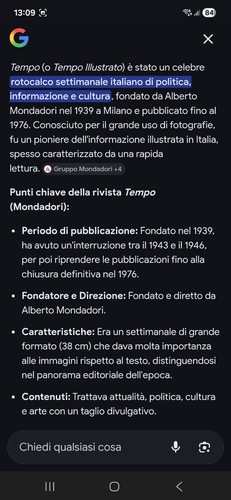 Rivista tempo settimanale - tempo,