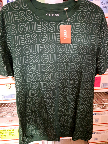 Guess for men shirt logo - guess, t-shirt