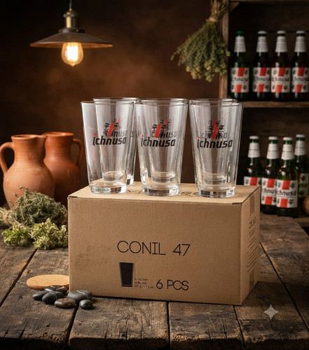 Birra ichnusa set - birra, bicchieri